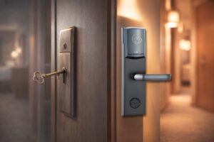 How do hotel door locks work