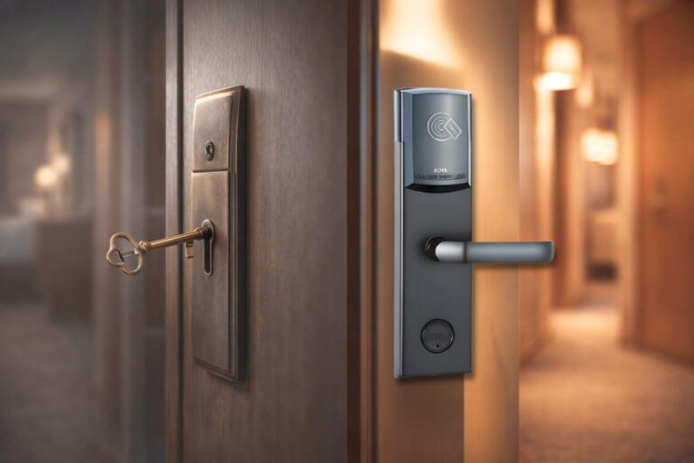 How do hotel door locks work